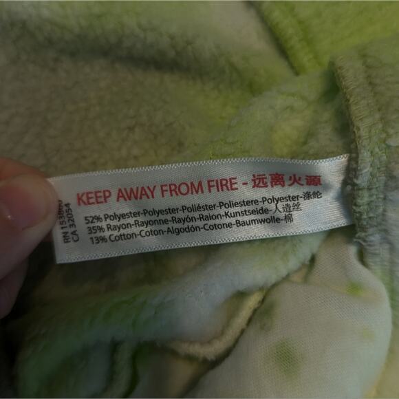 Free People Intimately Green Tie Dye Kelly Washed Drawstring Shorts Size M - Picture 6 of 7